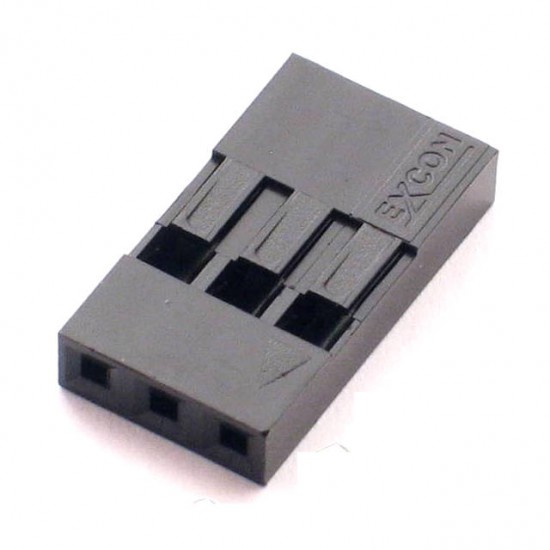 Alojamento Para Conector Modu Simples 3 Vias Alojamento Para Conector Modu Simples 3 Vias